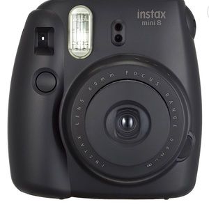 Polaroid mini eight camera with case and film